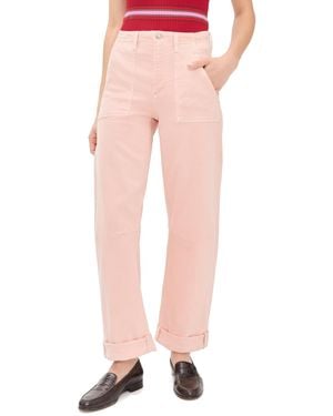 Le Jean Utility Soft Double Cuff Jeans - Multicolor