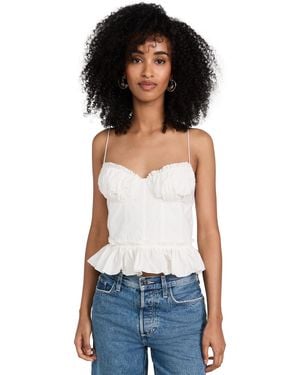 En Saison Raina Bustier Top - White
