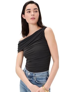 Agolde Sherilyn Thong Bodysuit - Black
