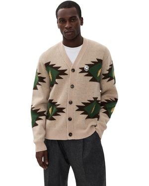 Malbon X Grateful Dead Long Vacation Cardigan - Natural