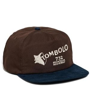 Tombolo '732' 5-Panel Souvenir Cap - Black