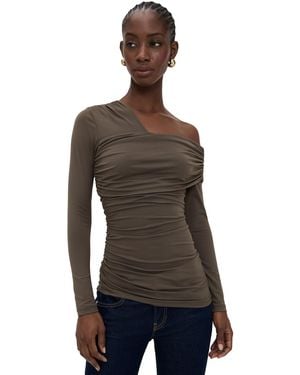 Susana Monaco Carryover One Shoulder Top - Natural