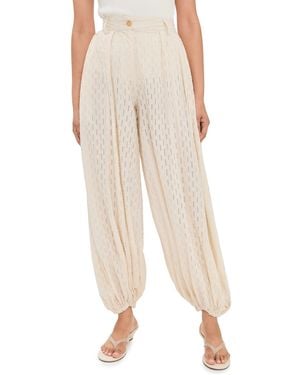 THE LATEST Dilan Lace Balloon Pants - Natural