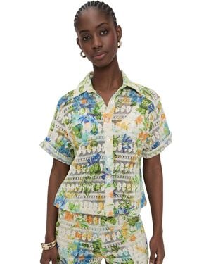 PQ Swim Blake Button Top - Green