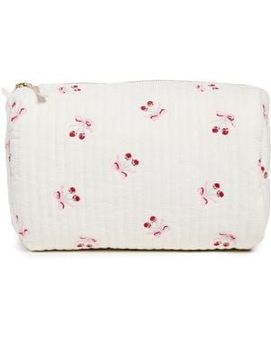 LoveShackFancy Octavia Pouch - White