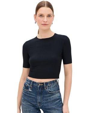 Commando Butter Cropped Tee - Black