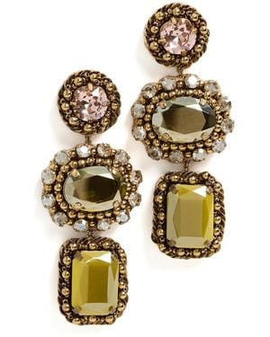 Deepa Gurnani Rehman Earrings - Green