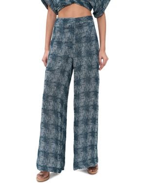 JBQ Oslo Linen Pants - Blue