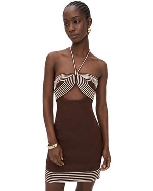 ANDRES OTALORA De Coco Dress - Brown