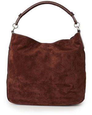 STAUD Perry Hobo Bag - Red