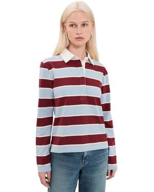 Marine Layer Miracle Jersey Polo - Red