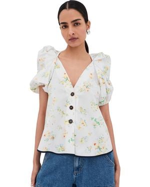 Kika Vargas Harpa Blouse - White