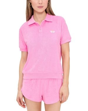 Pj Salvage Terry Polo - Pink