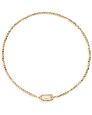Madewell Mini Carabiner Puffy Box Chain - Multicolor