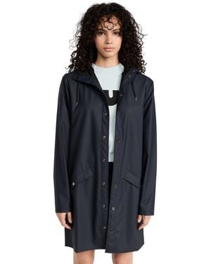 Rains Long Jacket - Black