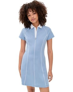 Greyson Soleil Polo Dress Wolf - Blue