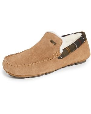 Barbour Monty Slippers - White