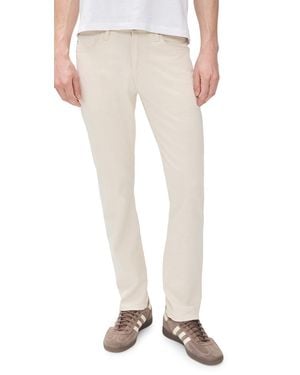 AG Jeans Everett Slim Straight Linen-Blend Pants 32 - White