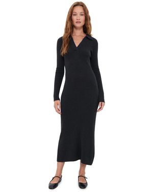 Faherty Throwback Sweater Dress - Black