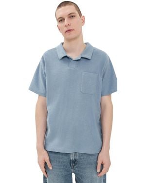 Rhythm Vintage Terry Polo - Blue