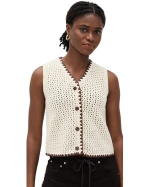 ALIGNE Camilla Crochet Top - Natural