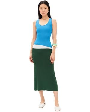 STAUD Hermosa Dress - Green