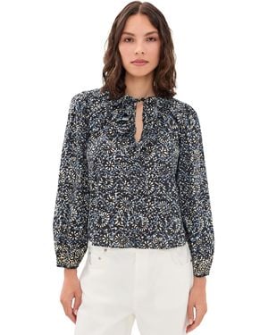 Ulla Johnson Siena Cotton Top - Black