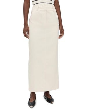 4th & Reckless Petra Corduroy Skirt - Natural