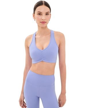 Splits59 Airweight Ruched Bra - Blue