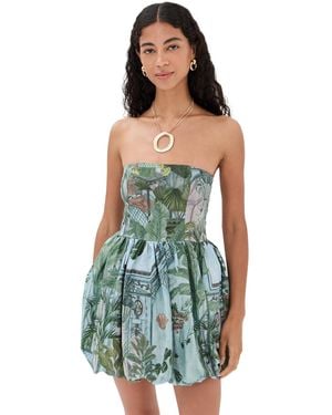 Isla & White Lucia Dress - Green
