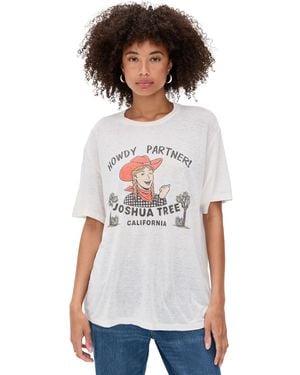 RE/DONE Joshua Tree Boyfriend Tee - White
