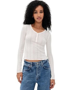 DAZE Bunny Top - White