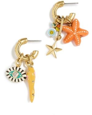 Elizabeth Cole Staryu Earrings - White