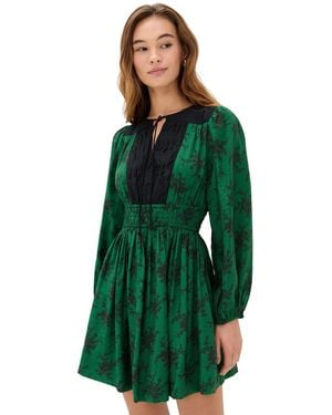Sea Joan Print Tunic Dress - Green