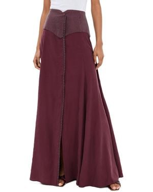 Silvia Tcherassi Modena Skirt - Purple