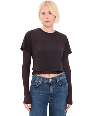 Agolde Romily Tee - Black