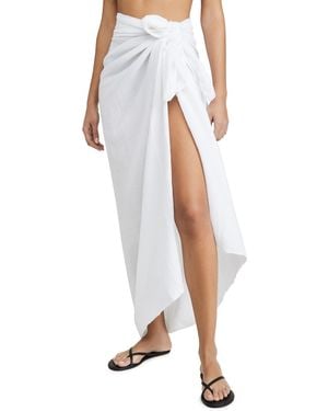 Mikoh Swimwear Toyama Sarong - White