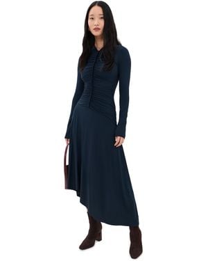 Velvet Dona Dress - Blue