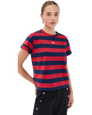 Wales Bonner City Cropped T Shirt - Red