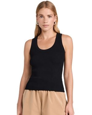 Nothing Please Estefania Tank - Black