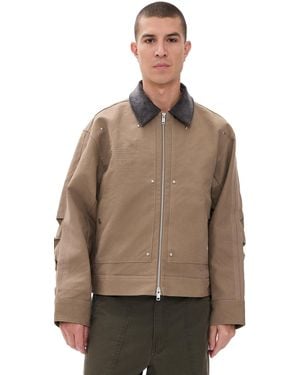 adidas Premium Essentials Bomber Jacket - Natural