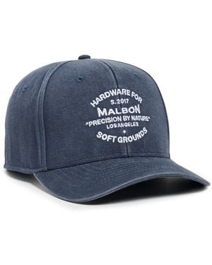 Malbon Hardware Snapback Hat - Blue