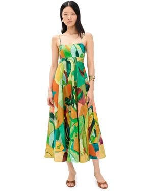 ALÉMAIS Mokshini Linen Sundress - Green