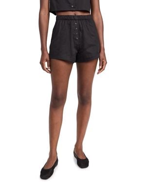 Leset Yoko Boxer Shorts - Black