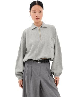 DARKPARK Alva Cropped Sweatshirt - Gray