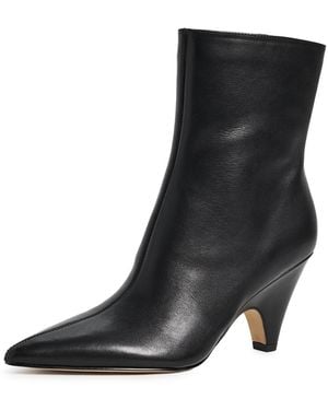 Dolce Vita Cruz Leather Booties - Black