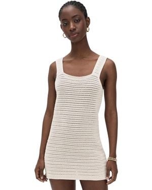 Faherty Seacoast Crochet Dress - Natural