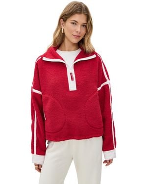 Fp Movement Mountain High 1/2 Zip Pullover - Red