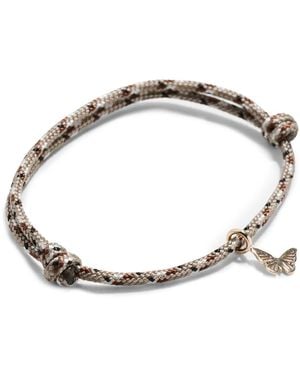 Zoe Chicco 14K Midi Butterfly Paracord Bracelet - Black