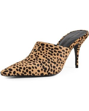 Black Suede Studio Mesa 80 Heels - Multicolor